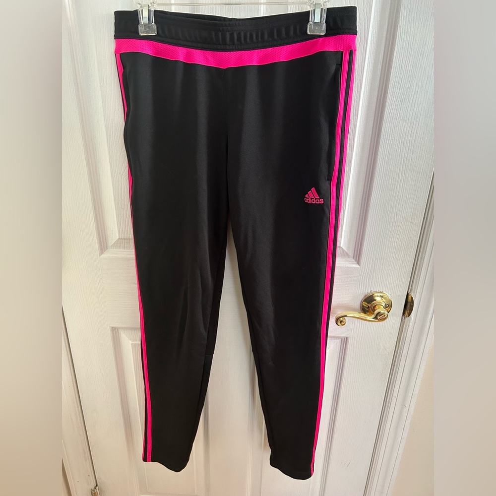 Adidas Women’s Basketball Pink Tri-Stripped Pants